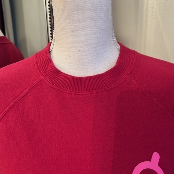 SPIRITUAL GANGSTER X PELOTON Let Your Spirit Move You Pink Crewneck Size Small - Picture 5 of 12